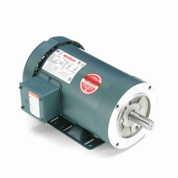 Leeson 2Hp General Purpose Motor, 3 Phase, 1800 Rpm, 230/460 V, 145Tc Frame, Tefc 121181.00